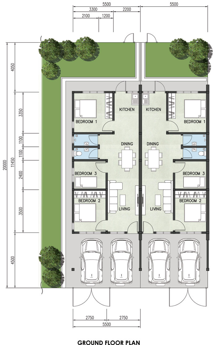 Latania Palm Single Storey Terrace At Taman LambirJaya Miri Miri 