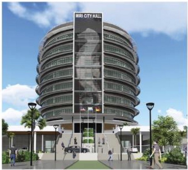 New Iconic Building In Miri City Oil Barrel Shape Architecture Miri