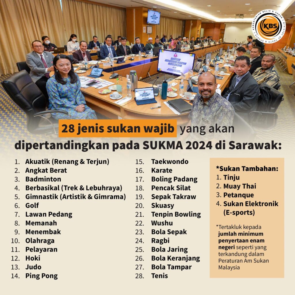 Sarawak is selected to host Sukma 2024 Miri City Sharing