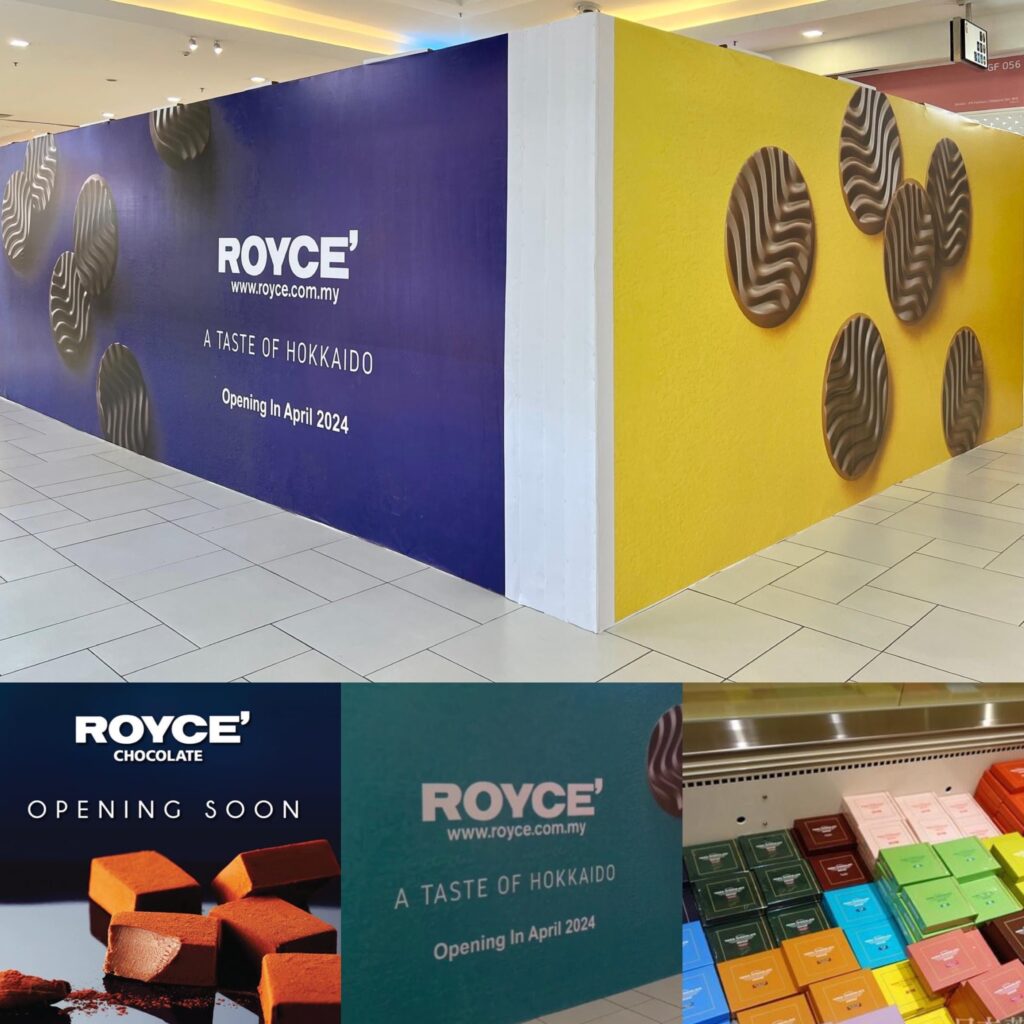 ROYCE’ Chocolate is Opening in Sarawak Miri City Sharing