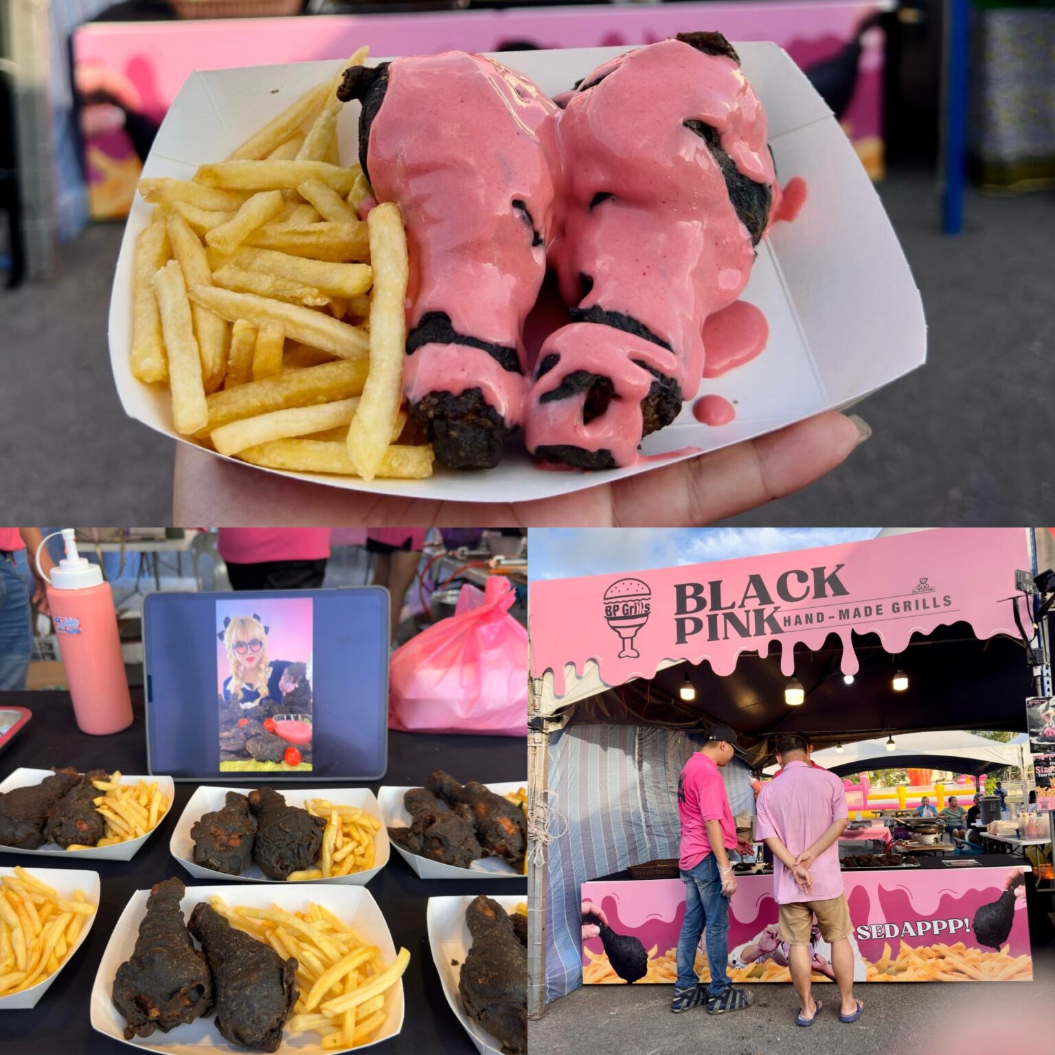 Black Pink Fried Chicken now in Miri City - Miri City Sharing